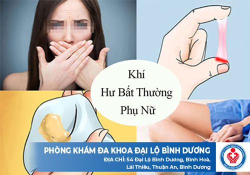 hình ảnh khí hư bất thường