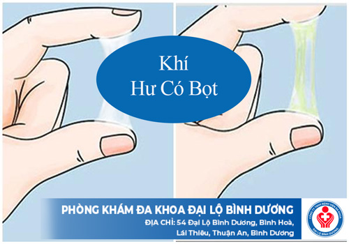 khí hư có bọt