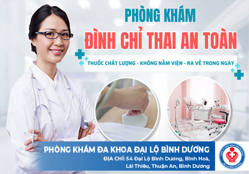 quy trình thăm khám phá thai ở Đại lộ Bình Dương