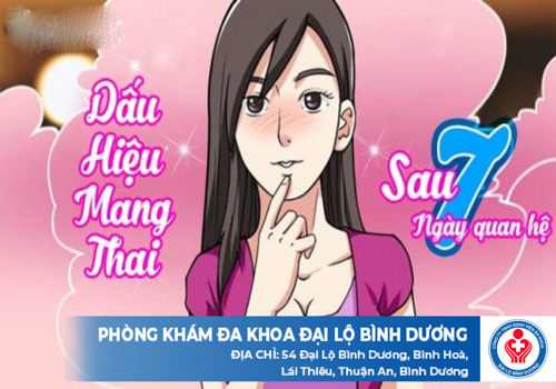 biểu hiện có thai sau 7 ngày quan hệ