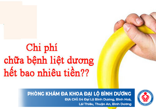 chi phí chữa bệnh liệt dương ở Bình Dương