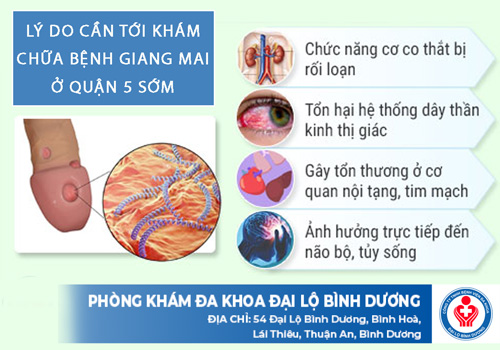 ly do can kham giang mai o quan 5 som