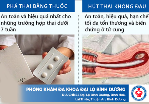 phuong phap pha thai duoi 7 tuan o binh duong